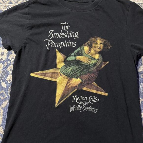 Smashing Pumpkins black tee nostalgia Mellon Collie album artwork graphic Size S - Picture 2 of 6